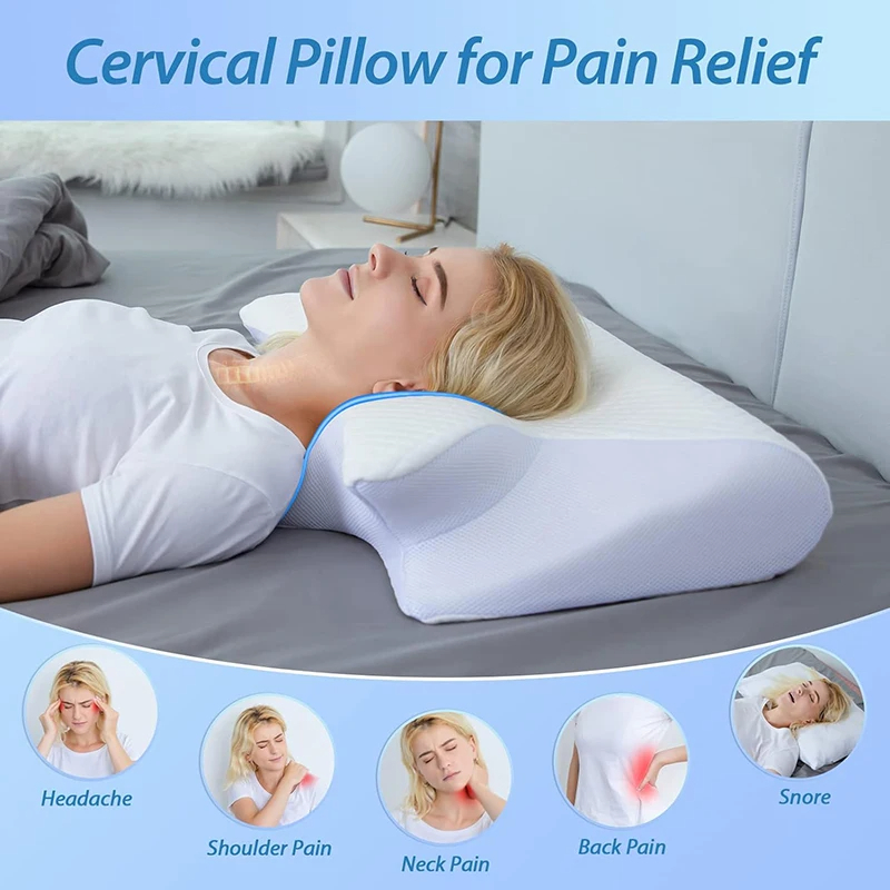Contoured Memory Foam Neck Pillow