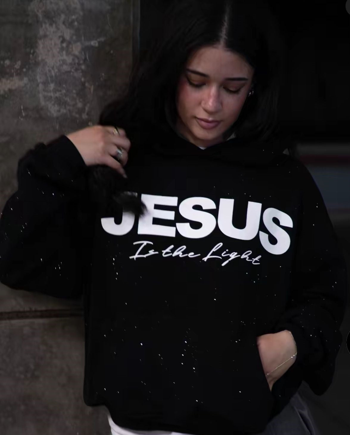Printed Pullover Hoodie