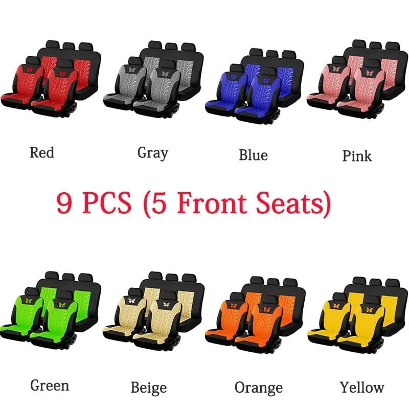 Fashion Car Seat Covers Universal Car Seat Cover Car Seat Protection Covers Women Car Interior Accessories (9 Colors)