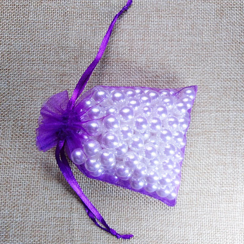 100pcs/lot 10x15 11x16 13x18 15x20cm Drawable Organza bag Wedding Christmas Gift Bags Jewelry Packaging Organza bags & Pouches