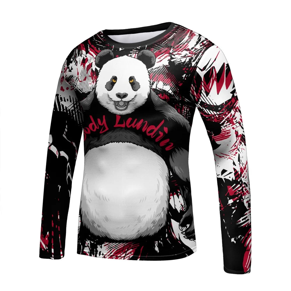 Compression Jersey MMA BJJ Fashion Boys Sets Baby Girl Clothing Set Kids Shorts Sports Bear Sweatshirt Pants 4Pcs Suits Outfits
