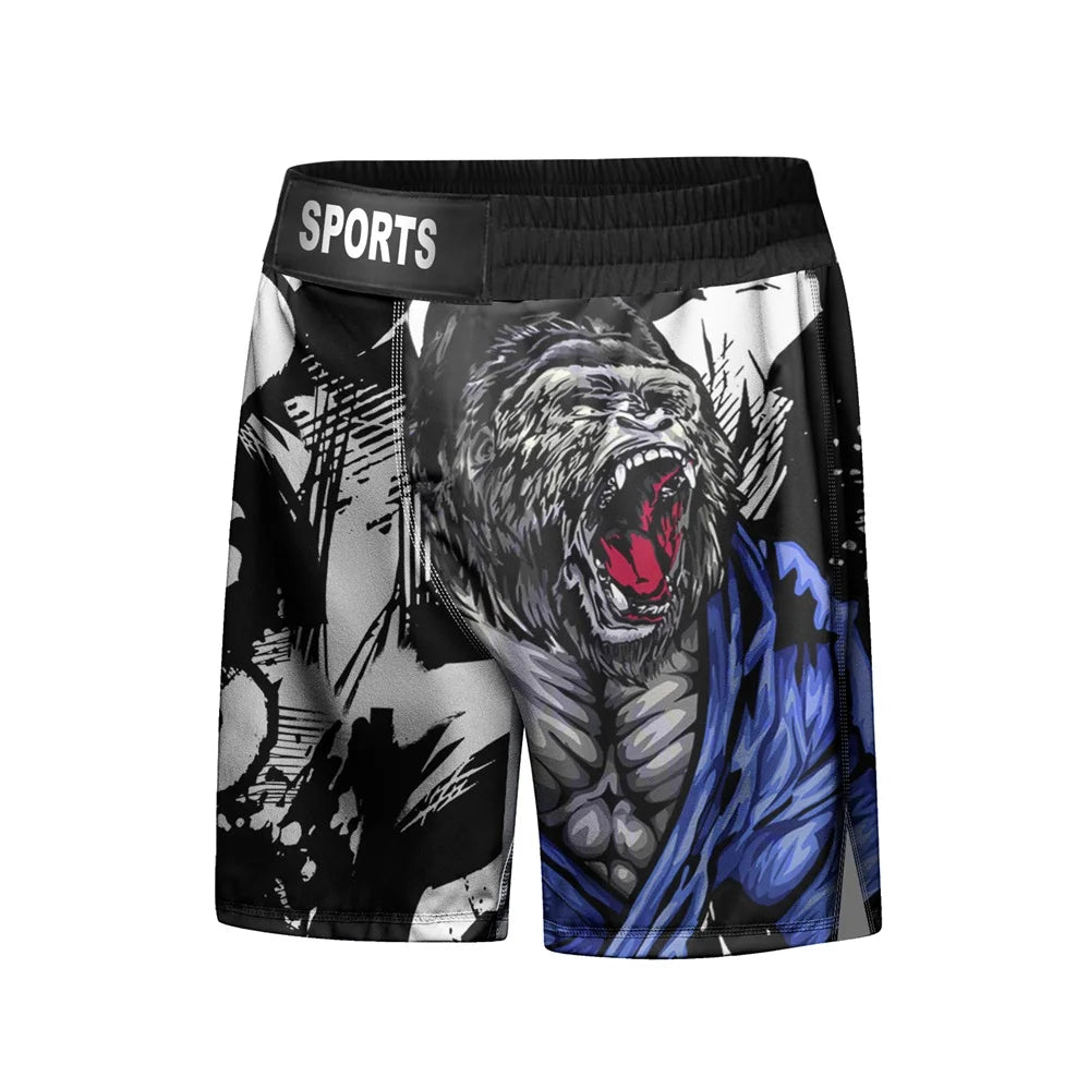 Compression Jersey MMA BJJ Fashion Boys Sets Baby Girl Clothing Set Kids Shorts Sports Bear Sweatshirt Pants 4Pcs Suits Outfits