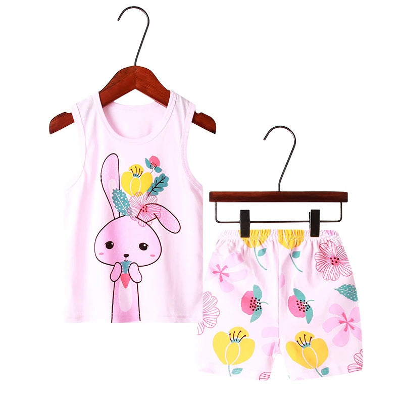 100% Cotton Children's Clothing Boys Pajama Sets Short Kids Toddler 2 to 3 4 5 6 7 8 9 10 Years Green Dinosaur Pijama Summer Pjs