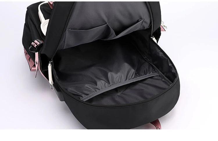 Fashion Women Men Rucksack Travel Bag Mochila Backpacks Teenager USB Charging Laptop Backpack