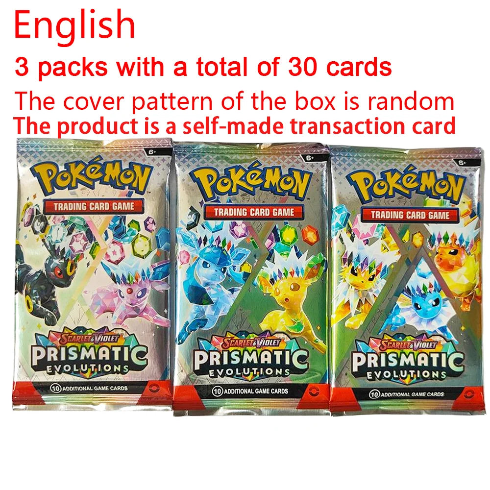 360Pcs Pokemon Card Destined Rivals Prismatic Evolutions Scarlet Violet 151 PALDEAN English Booster Battle Transaction Card