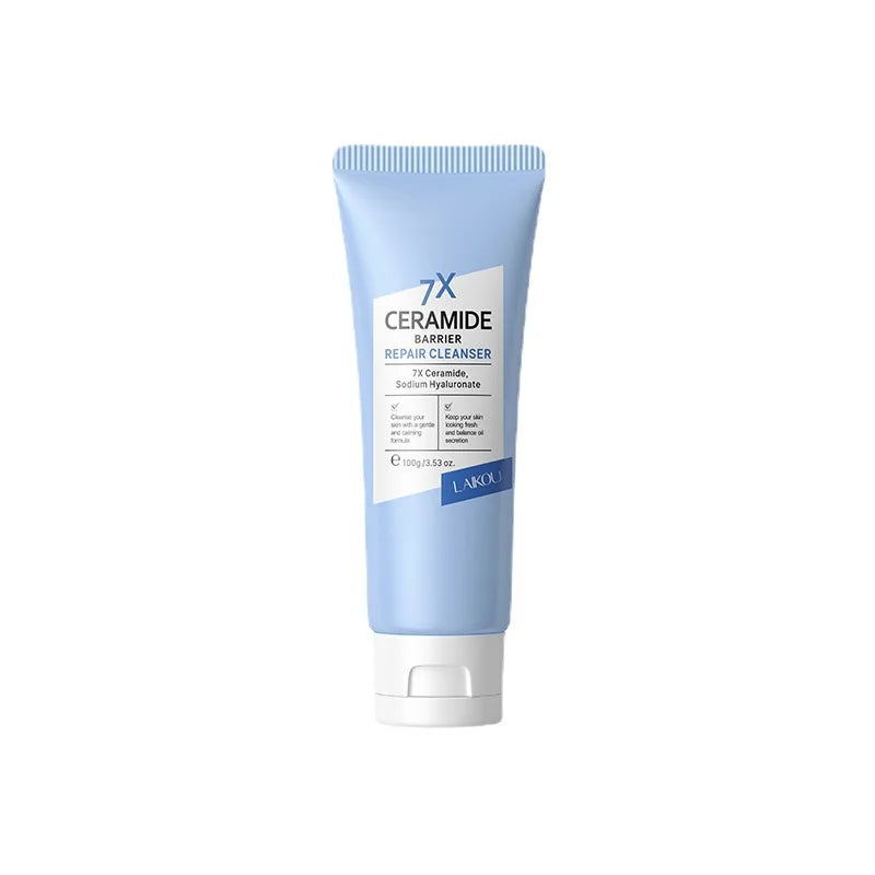 7X Ceramide Barrier Repair Facial Cleanser 100g,Deep Cleaning Oil Control Face Cleanser,Moisturizer  Nourish Korean Cosmetics