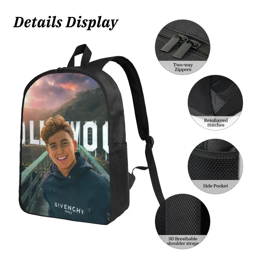 Caylus Backpack Student Boys Girls BookBag School Bag Computer Shoulder Bags 3ps Insulated Lunch Bag Pencil Case
