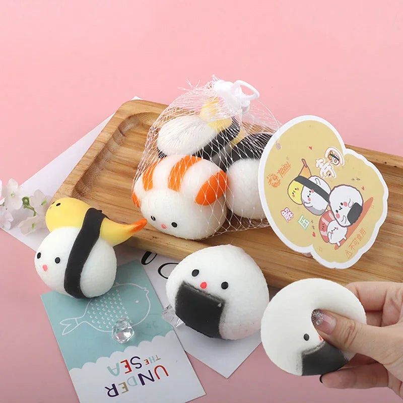 Squishy Food Simulation Fried Chicken Taba Squishy Toys Dumpling Sushi Mochi Squishy Stress Toy Squeeze Fidget Squish Gift