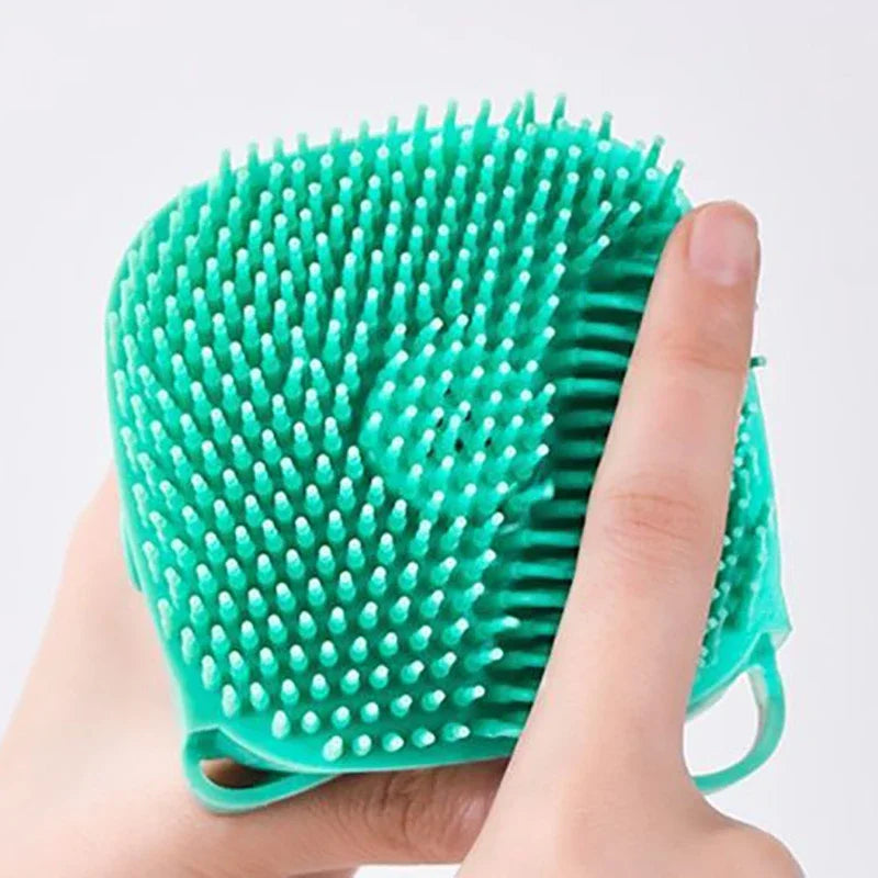 Pet Shampoo Massage Brush, Soft Silicone Grooming Comb for Dog Cat Bathing Shower Puppy Kitten Bathroom Accessories