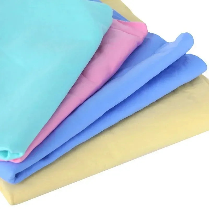 1Pcs Random Color Clean Cham Super Absorbent Chamois Towel Quick Dry Car Wash Cleaning Cloth for Auto Detailing