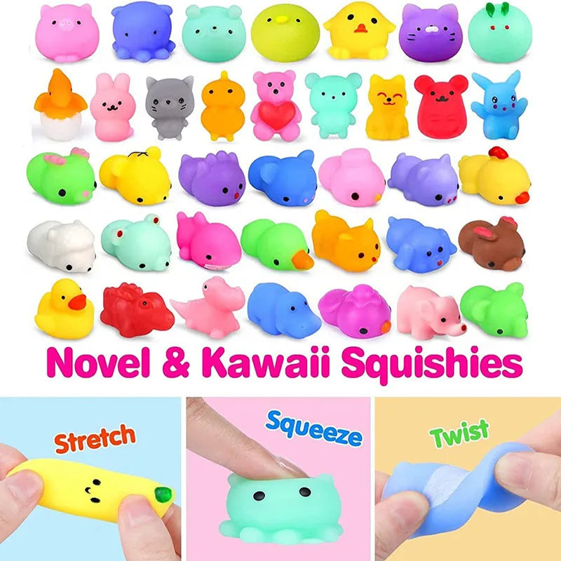 Kids Fidget Toys Party Favors Pack - Sensory Set Gifts with Stickers Goodie Bag Fillers Treasure Box Classroom Prizes for School