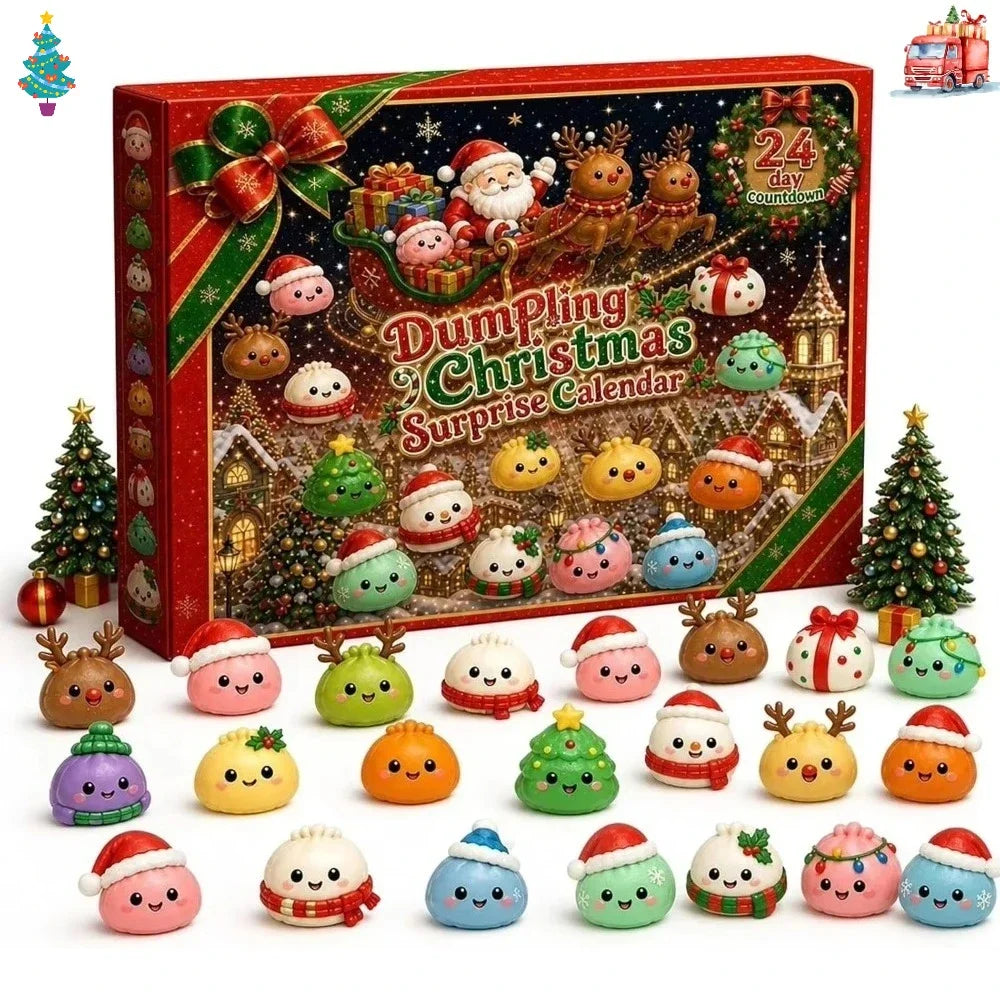 Christmas Squishy Advent Calendar 2026, Fidget Countdown Calendar Surprises Sensory Fidget for Adult Christmas Party Favors Gift