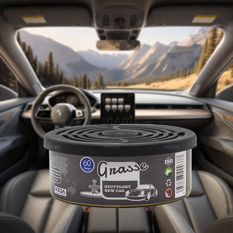 Car Air Freshener: 12 Kinds Scent | Organic Cans | Odor Eliminator Essential | Long-Lasting | Strong Fragrance | For Home