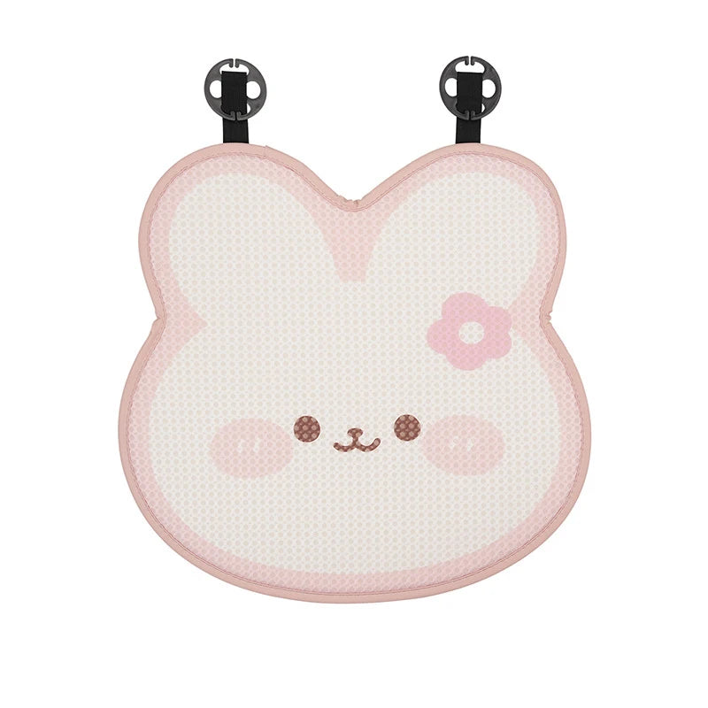 Cute Cartoon Women's Car Seat Cover Universal Auto Interior Accessories Fashion Anti Slip Breathable Girl Car Cushion Cover