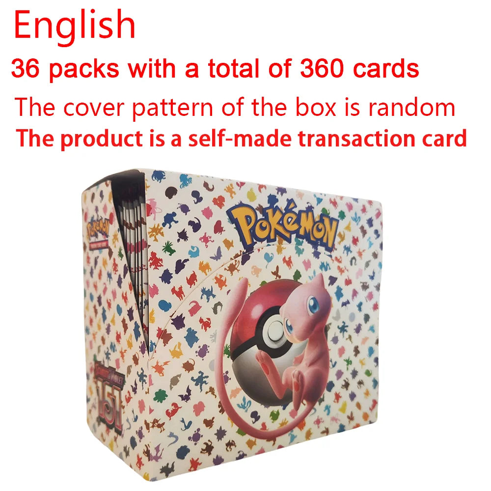 360Pcs Pokemon Card Destined Rivals Prismatic Evolutions Scarlet Violet 151 PALDEAN English Booster Battle Transaction Card