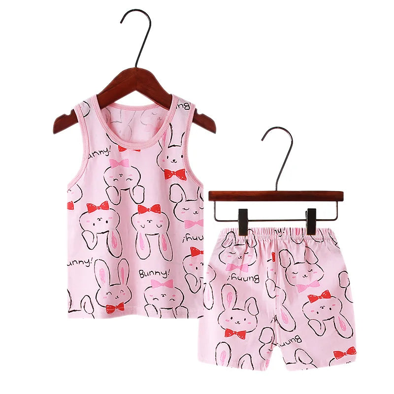 100% Cotton Children's Clothing Boys Pajama Sets Short Kids Toddler 2 to 3 4 5 6 7 8 9 10 Years Green Dinosaur Pijama Summer Pjs