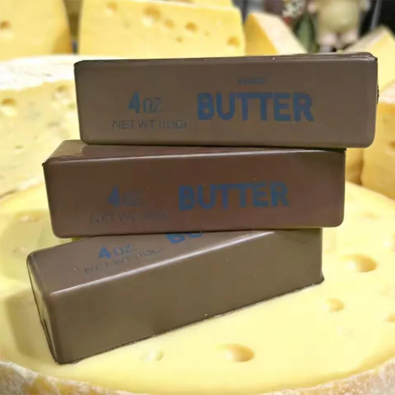 Butter Squishy Super Soft Food Squishy Toys Stress Relief Moist Squeeze Fidget Toy Butter Stick Chocolate Squish Toy