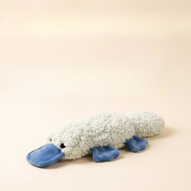 Pet Plush Chew Toy Interactive Soft Bite Playing Teasing Kitten Toy Simulation Duck Plush Dog Toys with Sound Pet Cat Toy