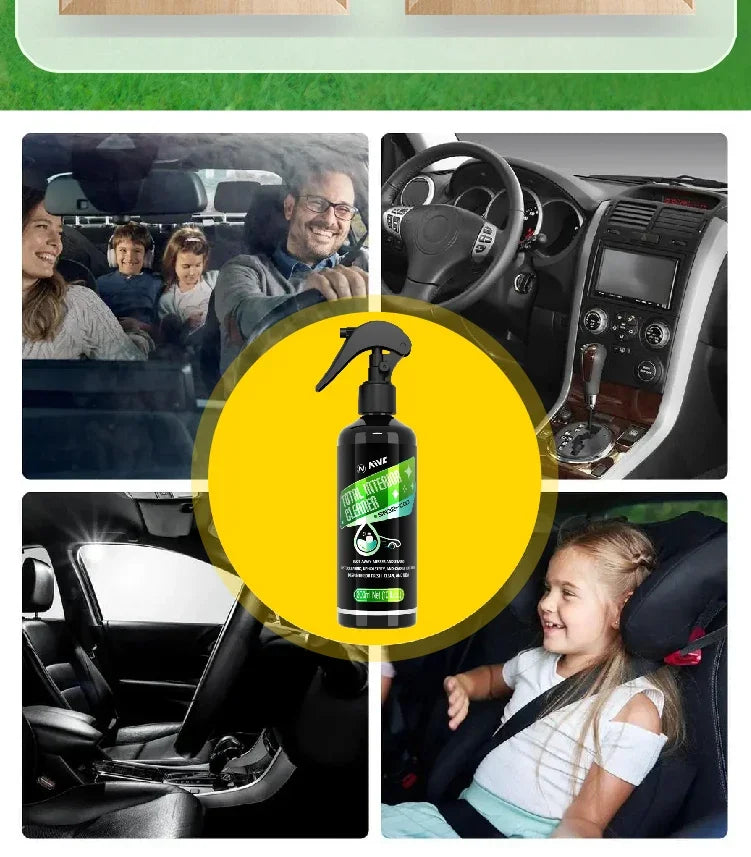 Car Foam Cleaner Interior Stain Removal Multifunctional Leather Seat Roof Fabric Cleaning Spray Maintenance Wash