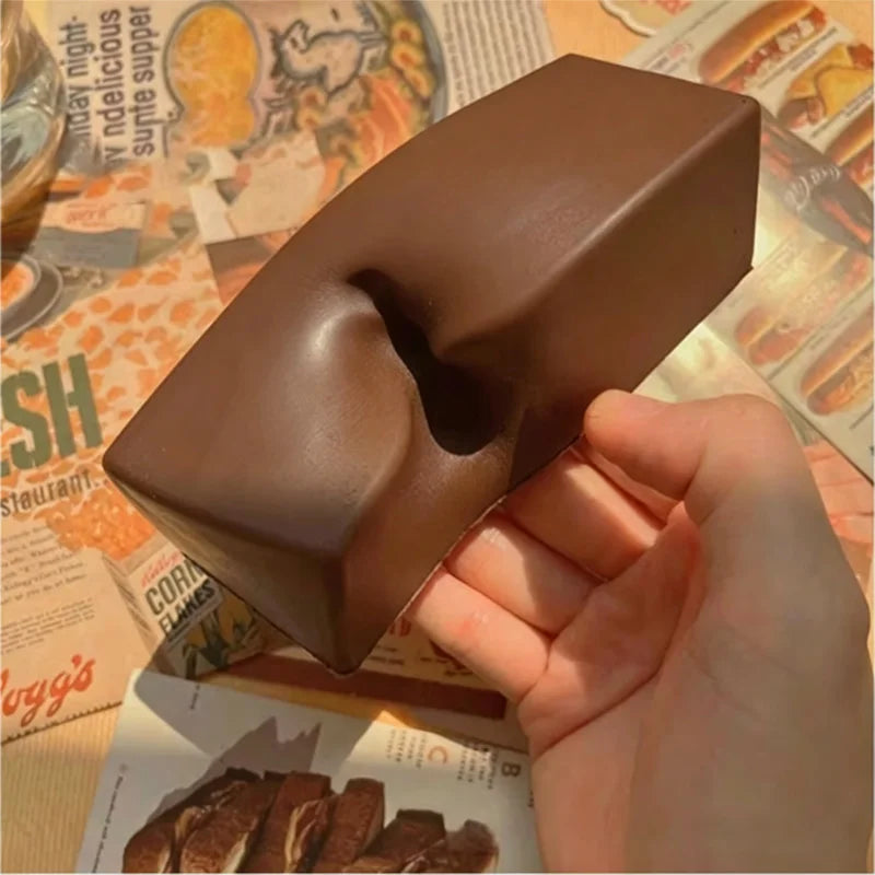 Butter Squishy Super Soft Food Squishy Toys Stress Relief Moist Squeeze Fidget Toy Butter Stick Chocolate Squish Toy