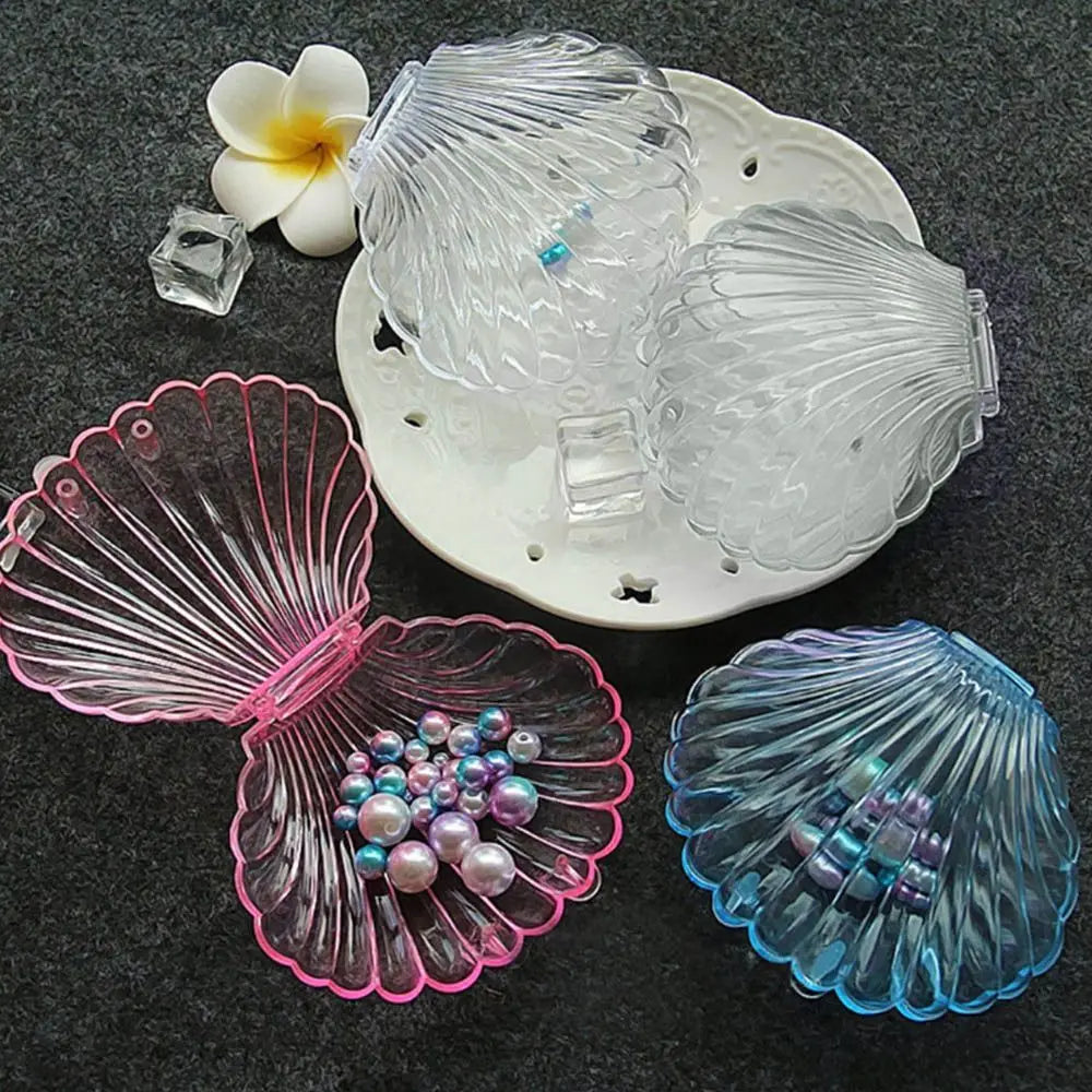 for Women Seashell Shape Earrings Bracelet Jewelry Box Storage Boxes Gift