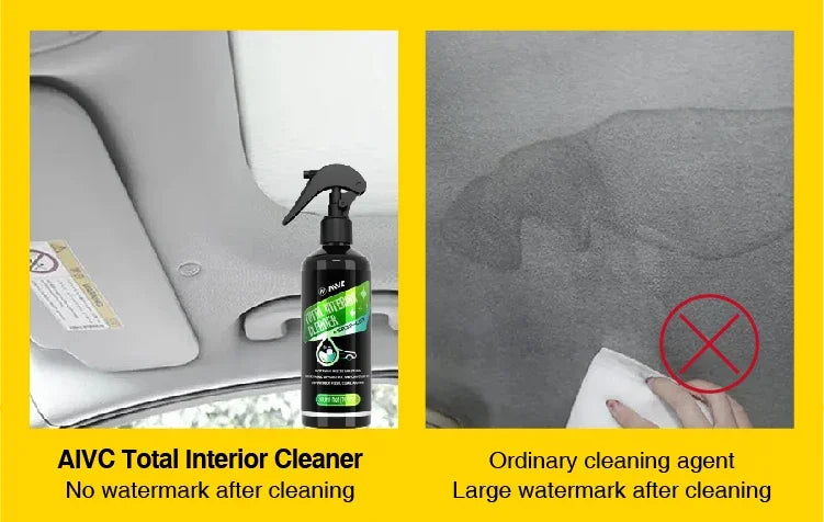 Car Foam Cleaner Interior Stain Removal Multifunctional Leather Seat Roof Fabric Cleaning Spray Maintenance Wash