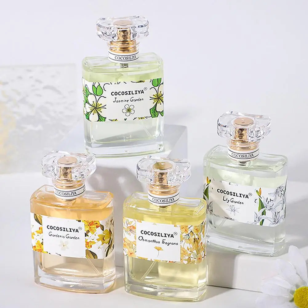 COCOSILIYA Perfume Women Natural Floral Scent Long-lasting Eau De Parfum Osmanthus, Rose, Lavender, Gardenia Light Fresh Perfume