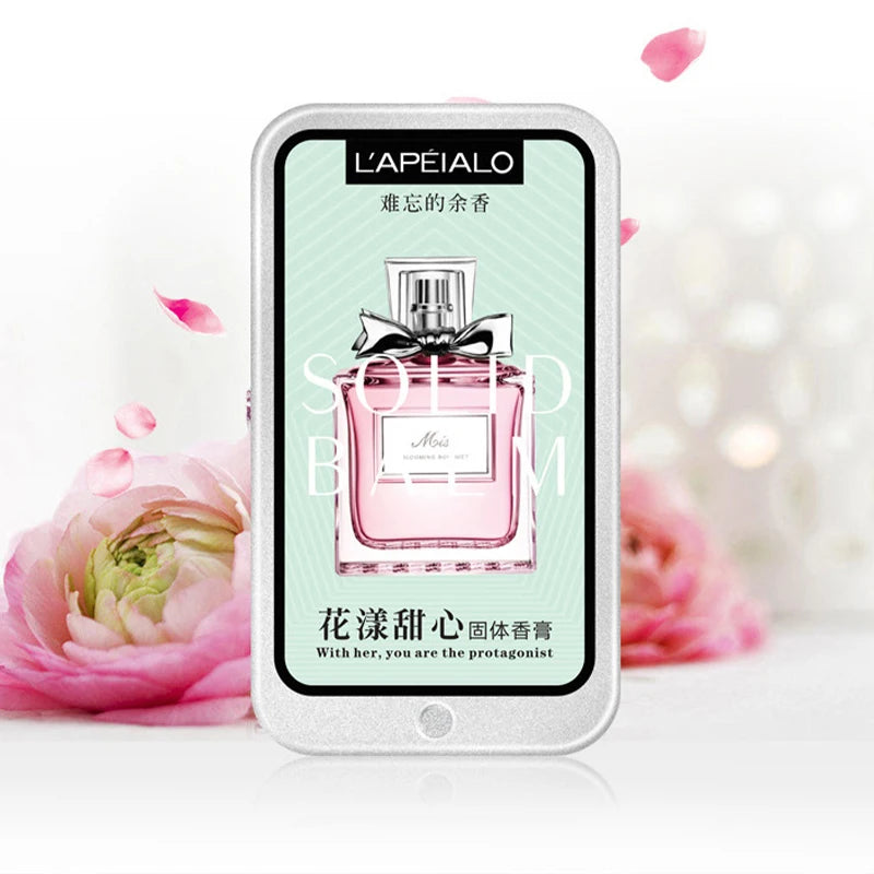 Woman Body Pheromone Perfume Solid Balm Long Lasting Fragranc Light Fragranc Portable Solid Perfume Balm