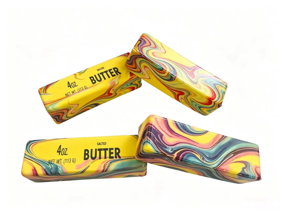 Butter Squishy Super Soft Food Squishy Toys Stress Relief Moist Squeeze Fidget Toy Butter Stick Chocolate Squish Toy Autism Gift
