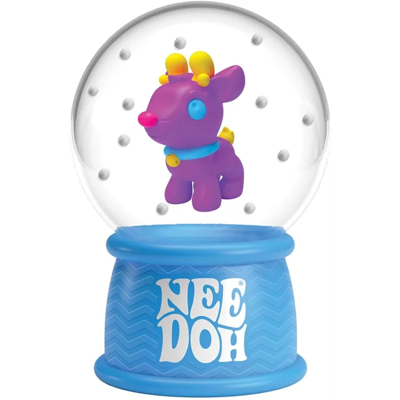 New NeeDoh Squish Flow Snow Globe Crunch Stress Relief Toy Squeeze Toy Nice Cube Sensory Toy for Adults Gifts