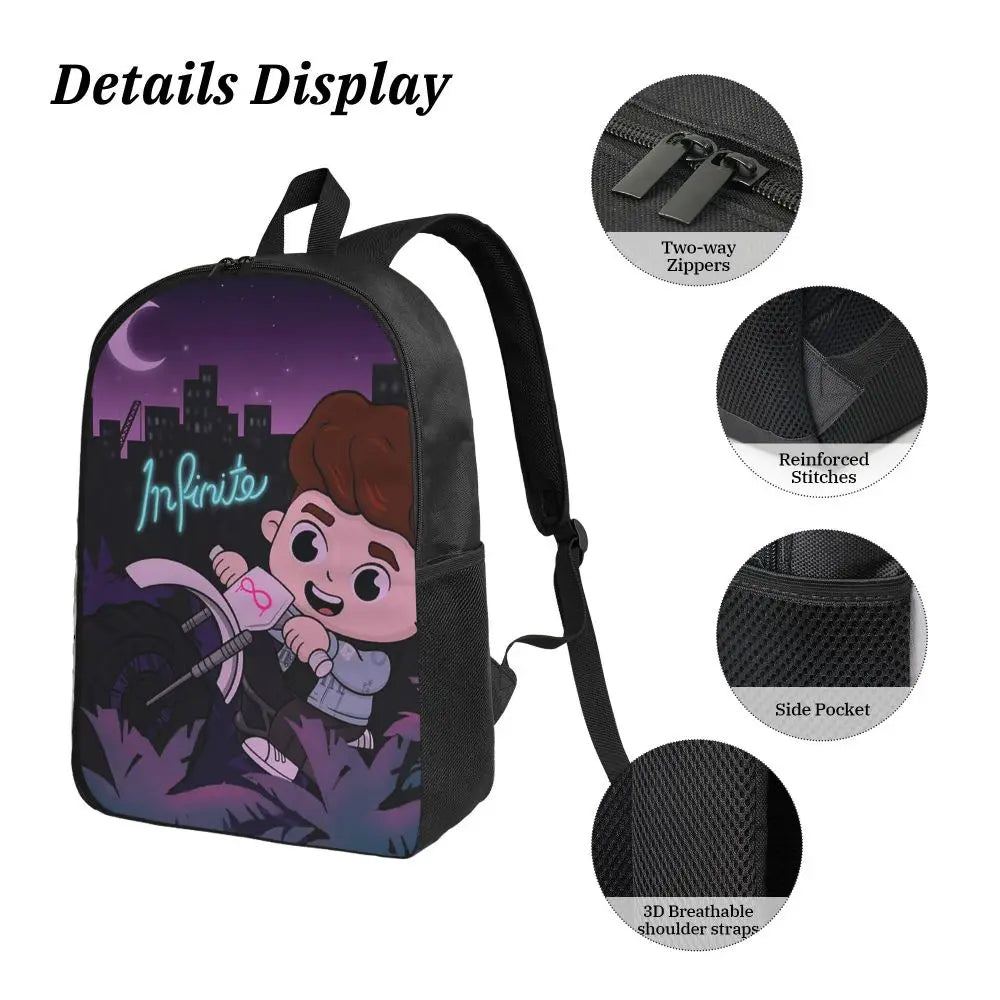 Caylus Backpack Student Boys Girls BookBag School Bag Computer Shoulder Bags 3ps Insulated Lunch Bag Pencil Case