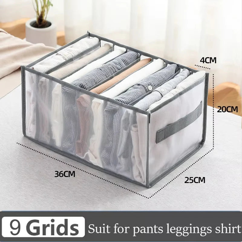 1pc Underwear Drawer Organizer Storage Box Foldable Closet Organizers Drawer Divider Storage Boxes For Underpants Socks Bra