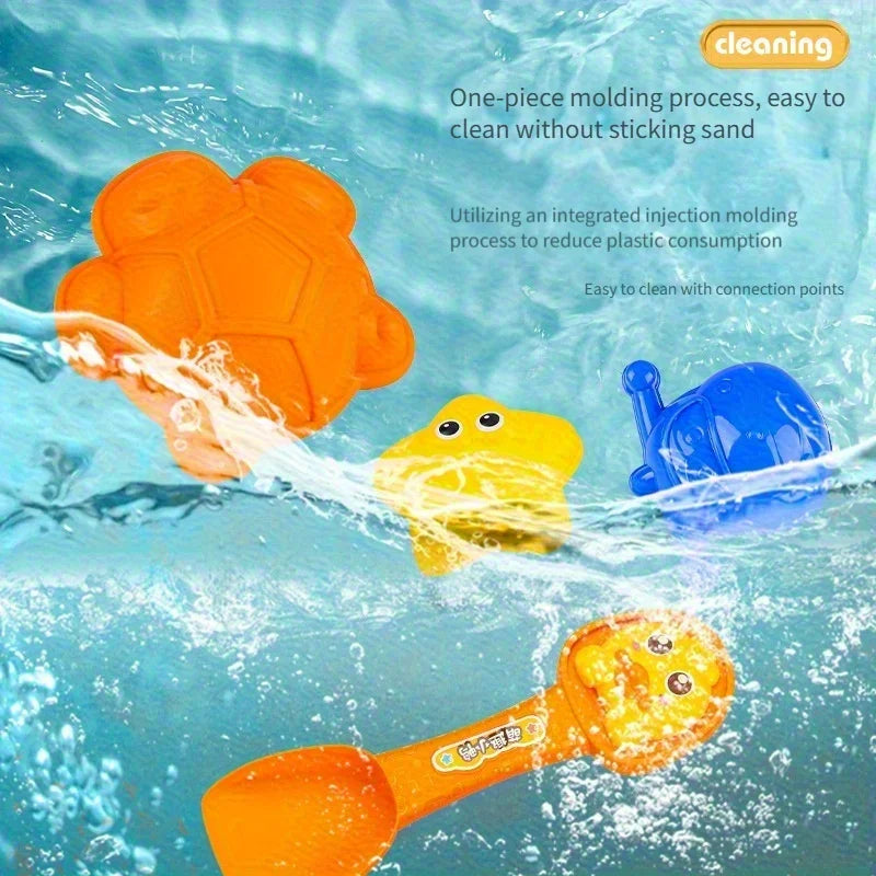 Kids sand toys kids play water toys beach box set kit sand bucket summer water fun beach bucket hobbies gifrs for kids