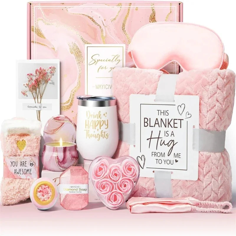 Happy Birthday Gift for Women, Basket, Female sisters, Colleague, Her Best Friend