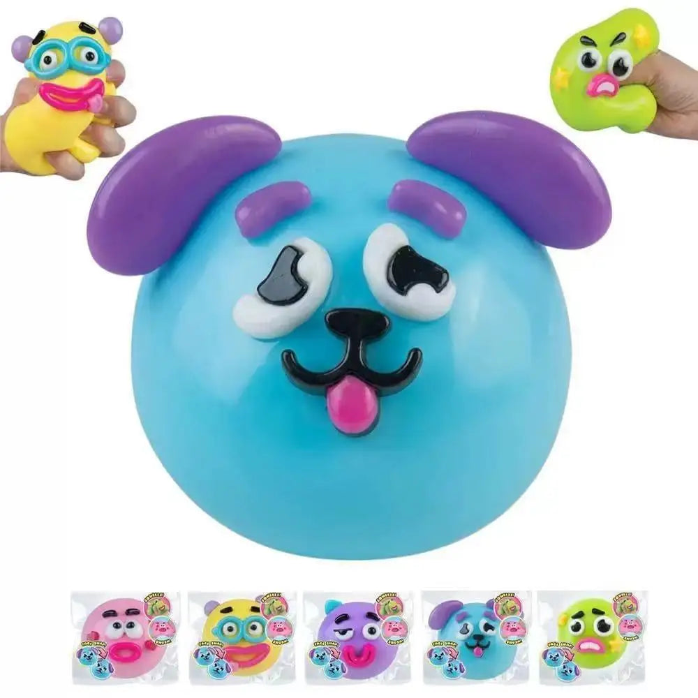 Smushers Squishy - Dog Face Exchange, Gentle and Pliable, Cute and Soft, Slow Rebound, Stress Relief, Enjoyable Squeezing.