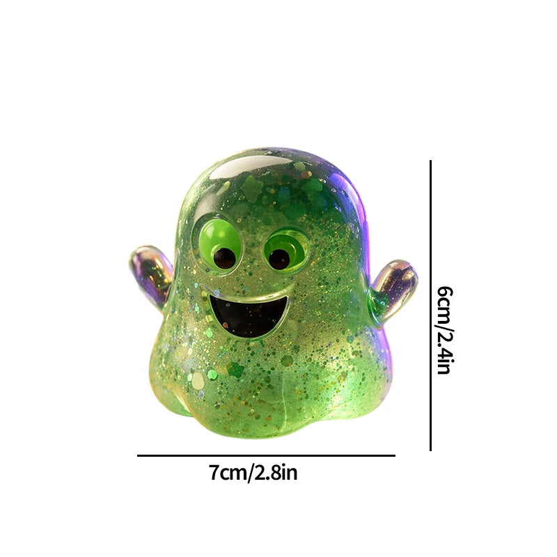 2026 Christmas Maltose Squishy Sequins Glitter Pumpkin Squeeze Balls Anti-stress Slow Rebound Pinch Toy Halloween Party Favors