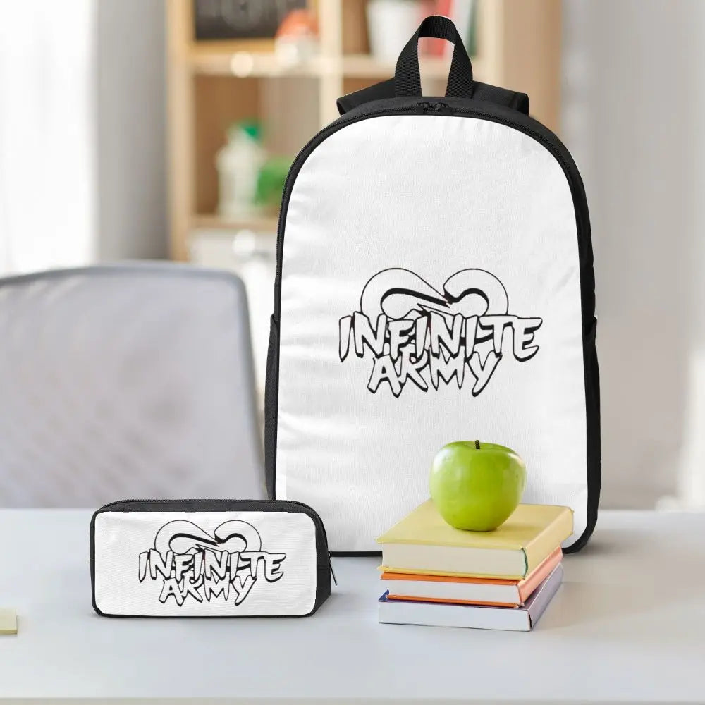 Caylus Backpack Student Boys Girls BookBag School Bag Computer Shoulder Bags 3ps Insulated Lunch Bag Pencil Case