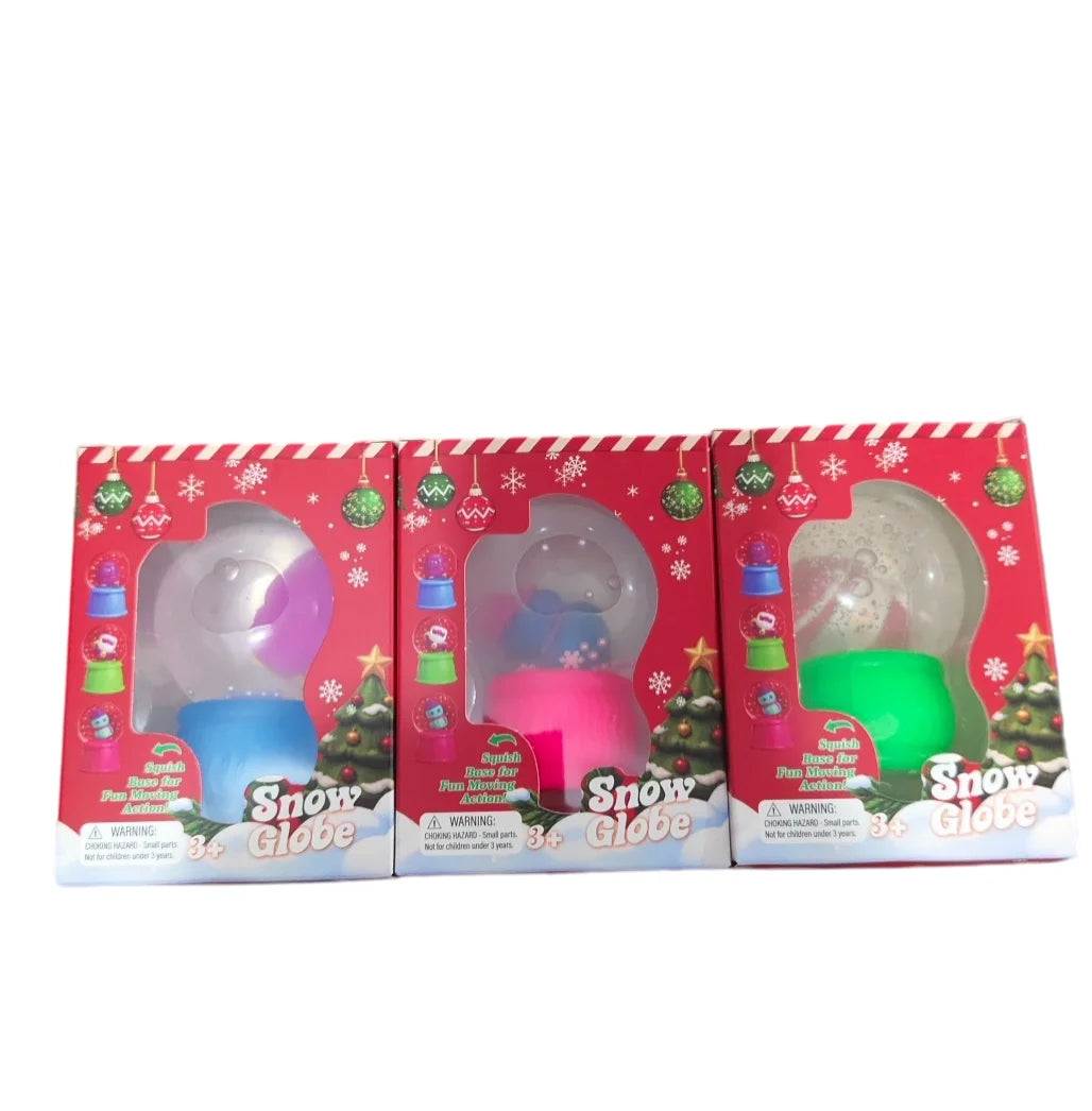 New NeeDoh Squish Flow Snow Globe Crunch Stress Relief Toy Squeeze Toy Nice Cube Sensory Toy for Adults Gifts