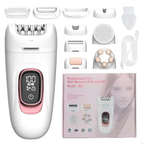 Rechargeable Body Hair Shaver Electric Hair Removal Device Leg Face