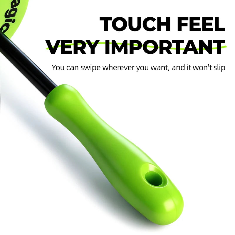 Magic Gem Car Wash Super Brush Plush Premium Wheels Brush Non-Slip Handle Easy To Cleaning Rims Spokes Wheel Barrel CarDetailing