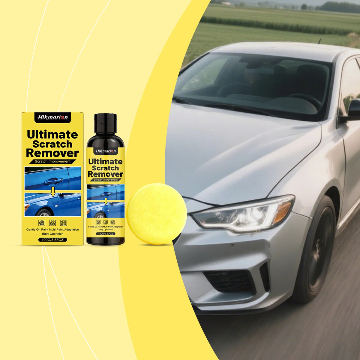 Car Scratch Repair Kit: Polishes, Restores and Brightens Dull Car Paint, Ideal for Daily Effective Maintenance and Care.
