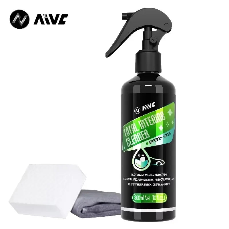 Car Foam Cleaner Interior Stain Removal Multifunctional Leather Seat Roof Fabric Cleaning Spray Maintenance Wash