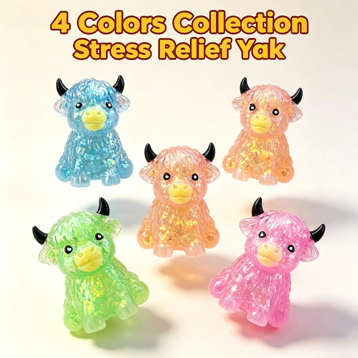 Scottish Highland Cow Squishy Slow Rebound Anxiety Relief Fidget Toy,Squishy Toys,Kid Toys,Juegos Para Niños,Cheese Squishy