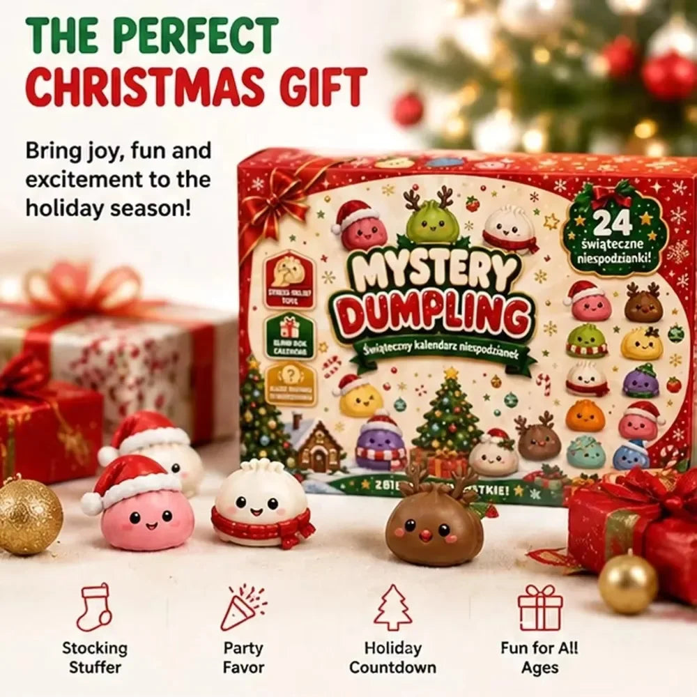 Christmas Squishy Advent Calendar 2026, Fidget Countdown Calendar Surprises Sensory Fidget for Adult Christmas Party Favors Gift