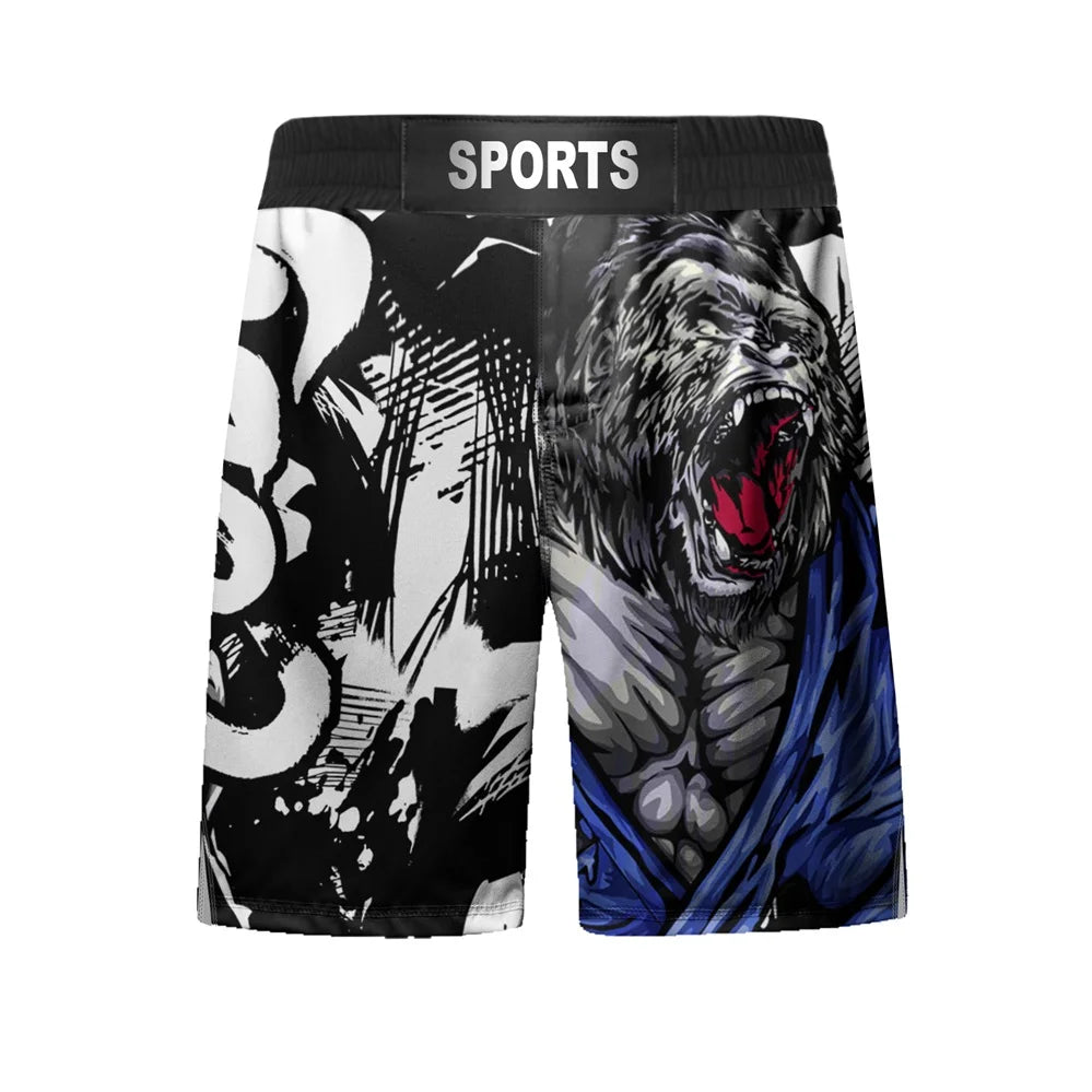 Compression Jersey MMA BJJ Fashion Boys Sets Baby Girl Clothing Set Kids Shorts Sports Bear Sweatshirt Pants 4Pcs Suits Outfits