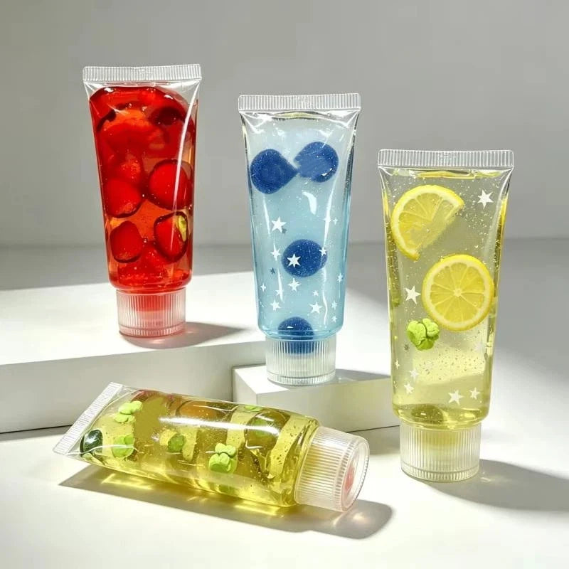 Slow Rising Stress Relief Toy Fruit Filled Maltose Toothpaste Soft Fidget Squeeze Toy for Classroom Reward Party Bag Fillers
