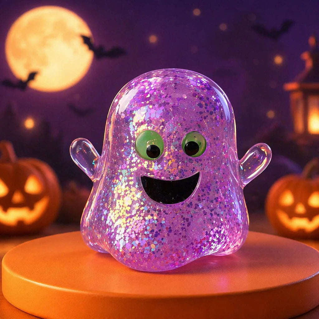 2026 Christmas Maltose Squishy Sequins Glitter Pumpkin Squeeze Balls Anti-stress Slow Rebound Pinch Toy Halloween Party Favors