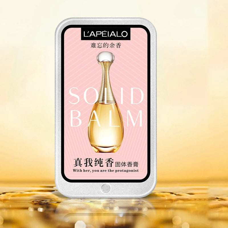 Woman Body Pheromone Perfume Solid Balm Long Lasting Fragranc Light Fragranc Portable Solid Perfume Balm