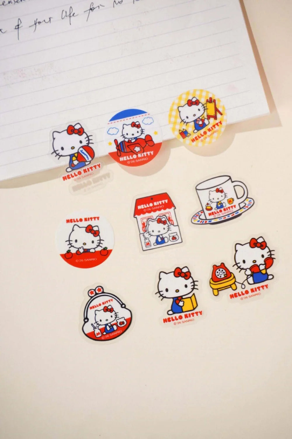 Genuine Sanrio Hello Kitty 3 Color Stackable Storage Box Cute Desk Organizer for Stationery Cosmetics Office School Gifts