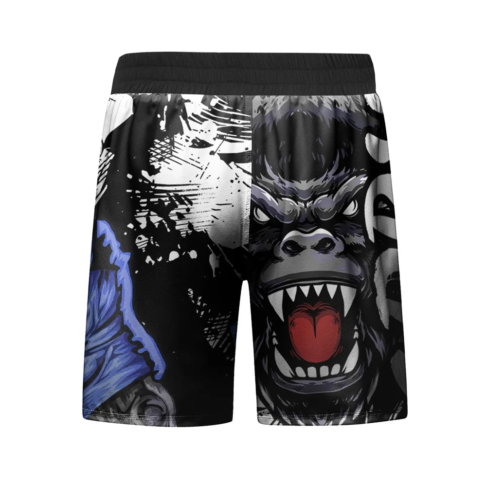 Compression Jersey MMA BJJ Fashion Boys Sets Baby Girl Clothing Set Kids Shorts Sports Bear Sweatshirt Pants 4Pcs Suits Outfits